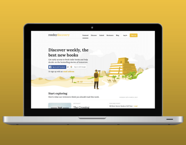 Reedsy Discovery lets you meet indie authors and books razzi