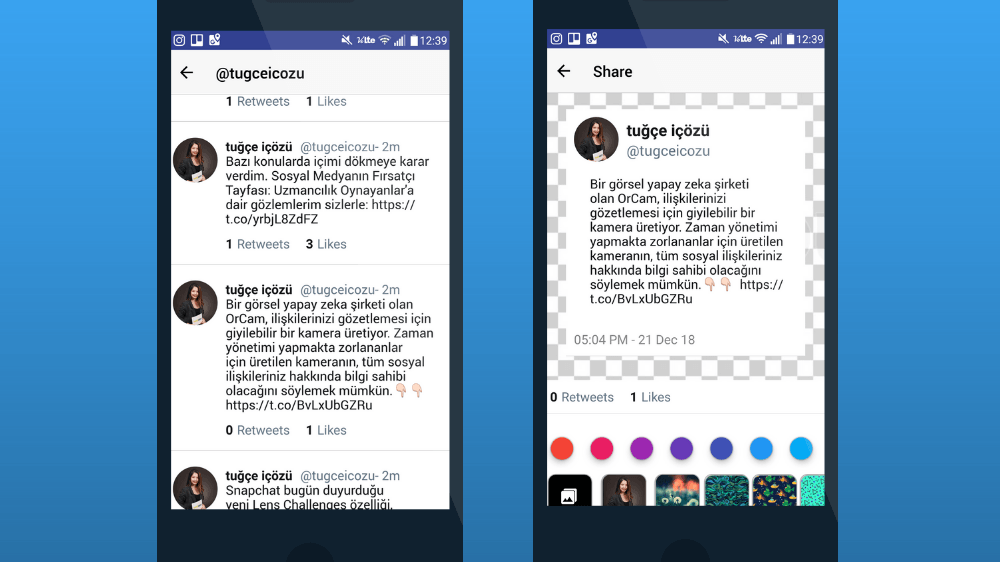 Twimmage ile tweetlerinizi görsellere dönüştürebilirsiniz