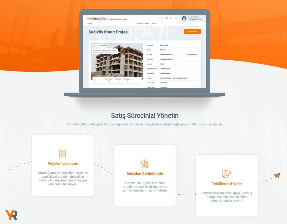Güncel inşaat projelerini bir araya getiren platform: YapıRadar