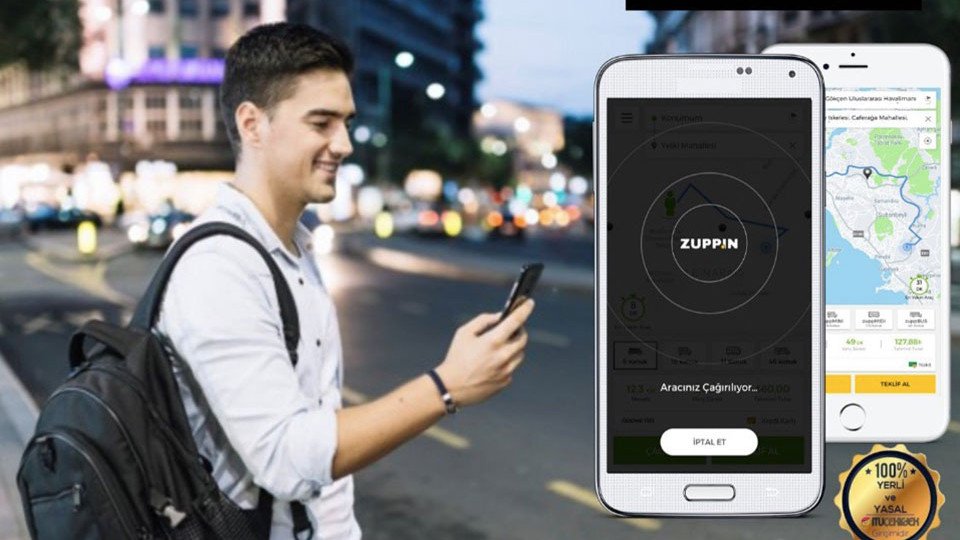 Otobüs, midibüs ve minibüsler için araç çağırma platformu: Zuppin