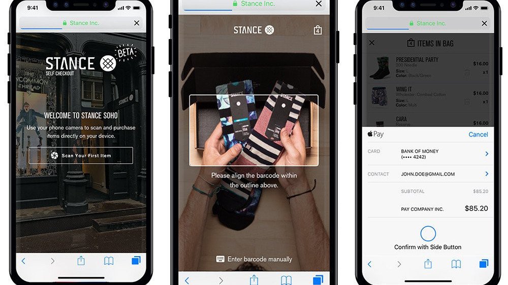 Perakendede yeni deneyimler: Stance'den kasasız mağaza
