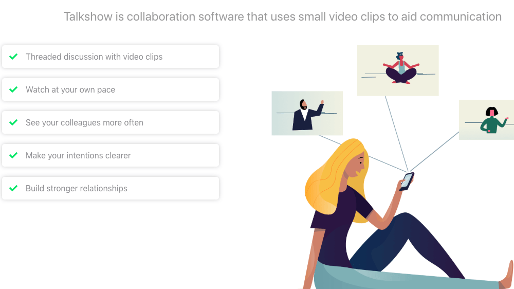 Uzaktan çalışan ekipler arasında iletişimi artırmayı hedefleyen yeni bir araç: Talkshow