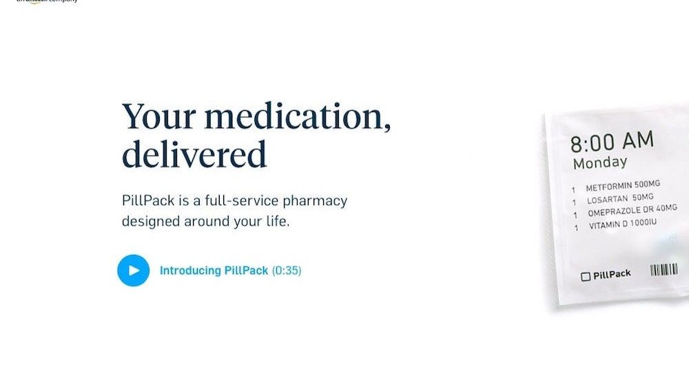 Amazon, PillPack'ten  2020'de 1,2 milyar dolar gelir elde edebilir