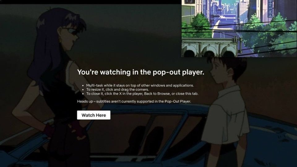 Netflix, masaüstü için pop-out video oynatıcısını test ediyor