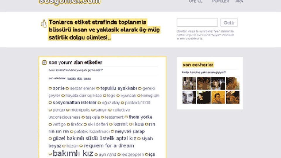pillinetwork'ün yeni girişimi sosyomat