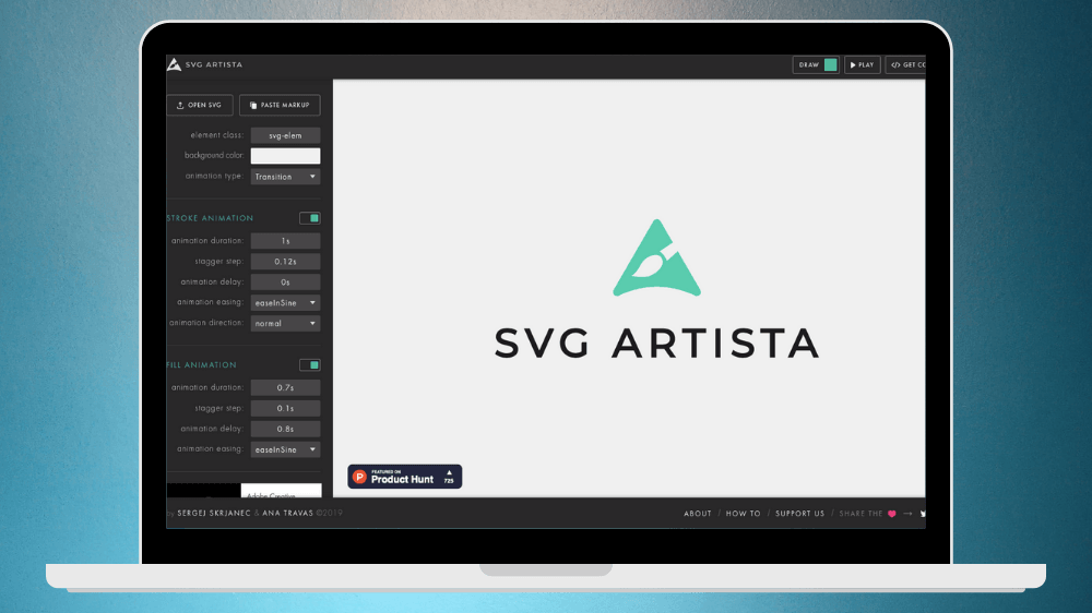 SVG Artista: SVG grafiklerini animasyona dönüştürün