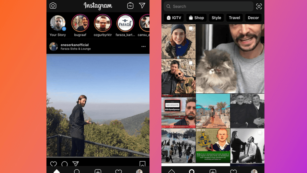 Instagram iOS 13 güncellemesiyle karanlık moda geçiş yaptı