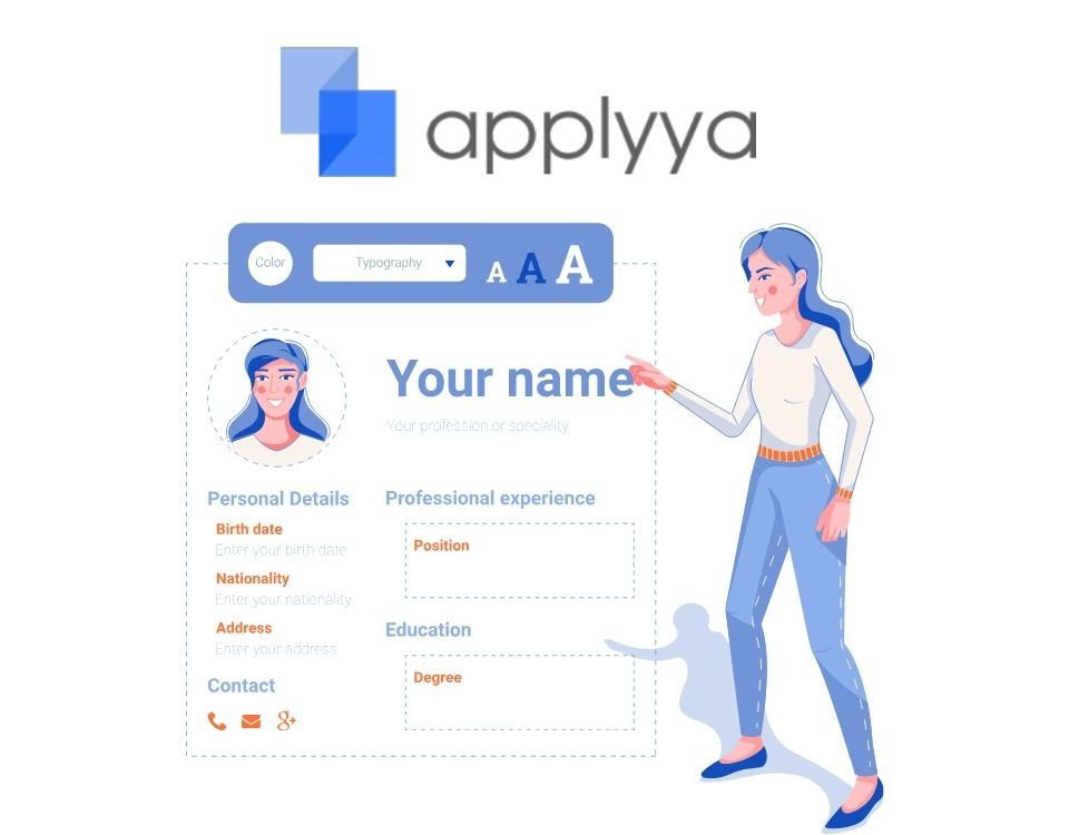 Farklı tasarımlarla ücretsiz özgeçmiş oluşturma platformu: Applyya