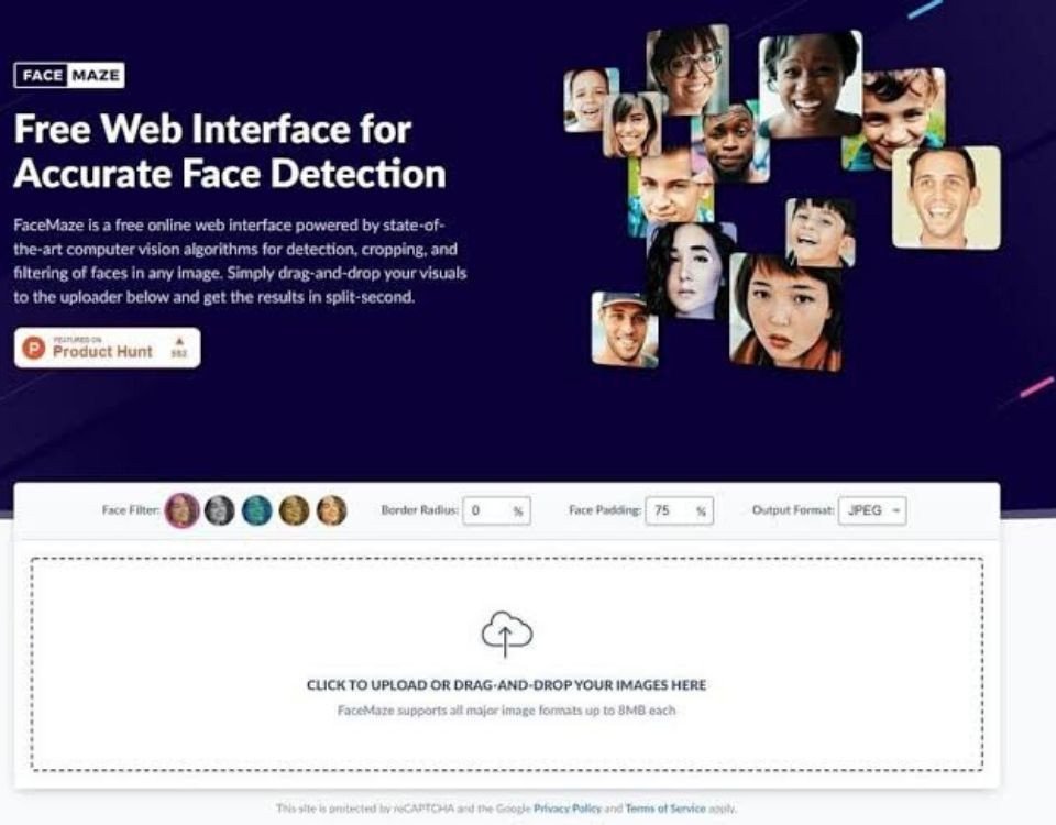 Fotoğraftaki yüzleri tespit eden ve dosyalayan ücretsiz girişim: FaceMaze
