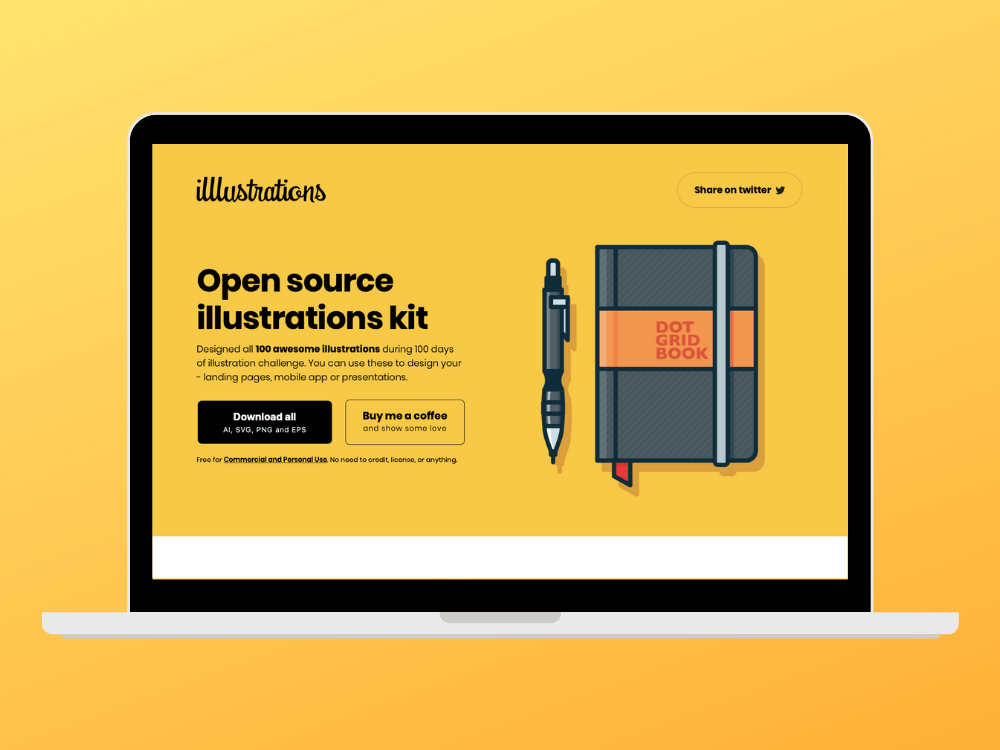 Zomato'nun ürün tasarımcısından ücretsiz 100 illüstrasyon