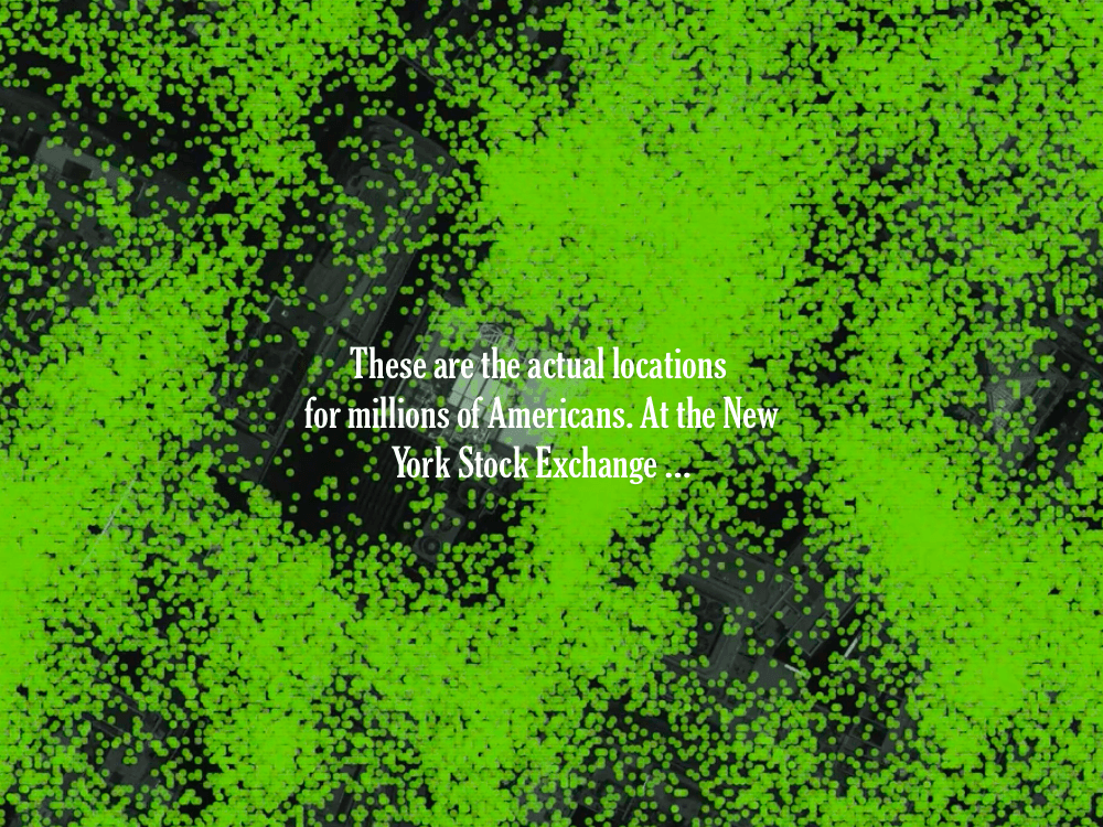 ABD'de 12 milyon insanın saniye saniye takip edildiğine dair gündemi sarsan iddia