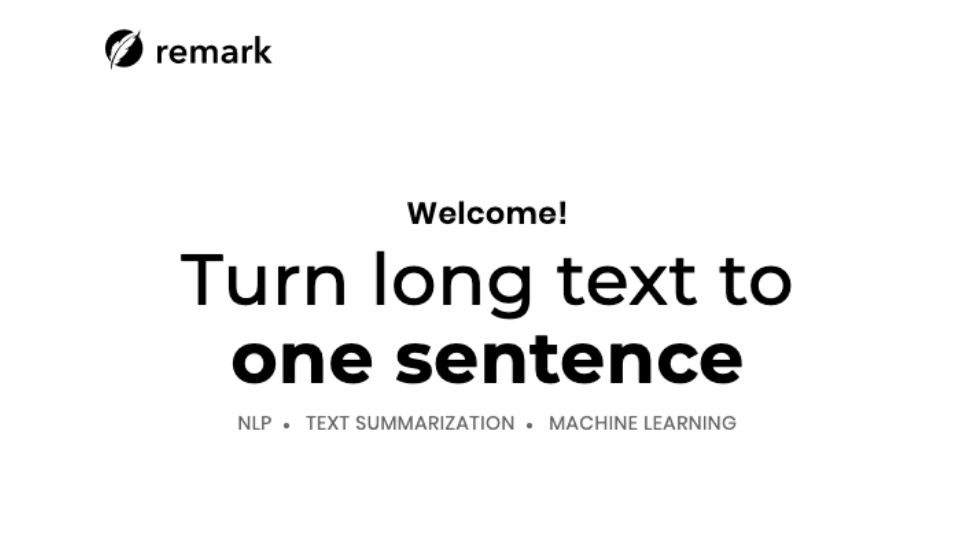 Uzun blog yazılarını özetleyen platform: Remark