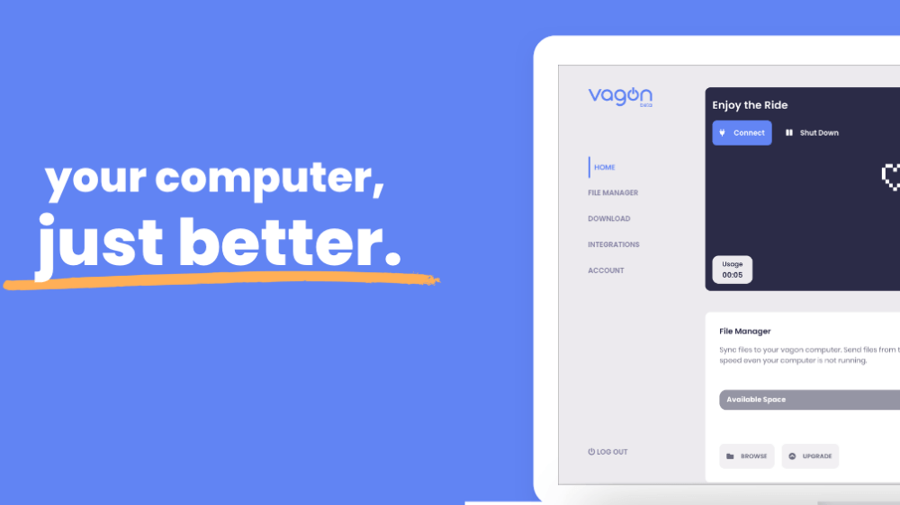 Kullanıcılarına bulutta çalışan yüksek performanslı kişisel bilgisayarlar sunan girişim: Vagon