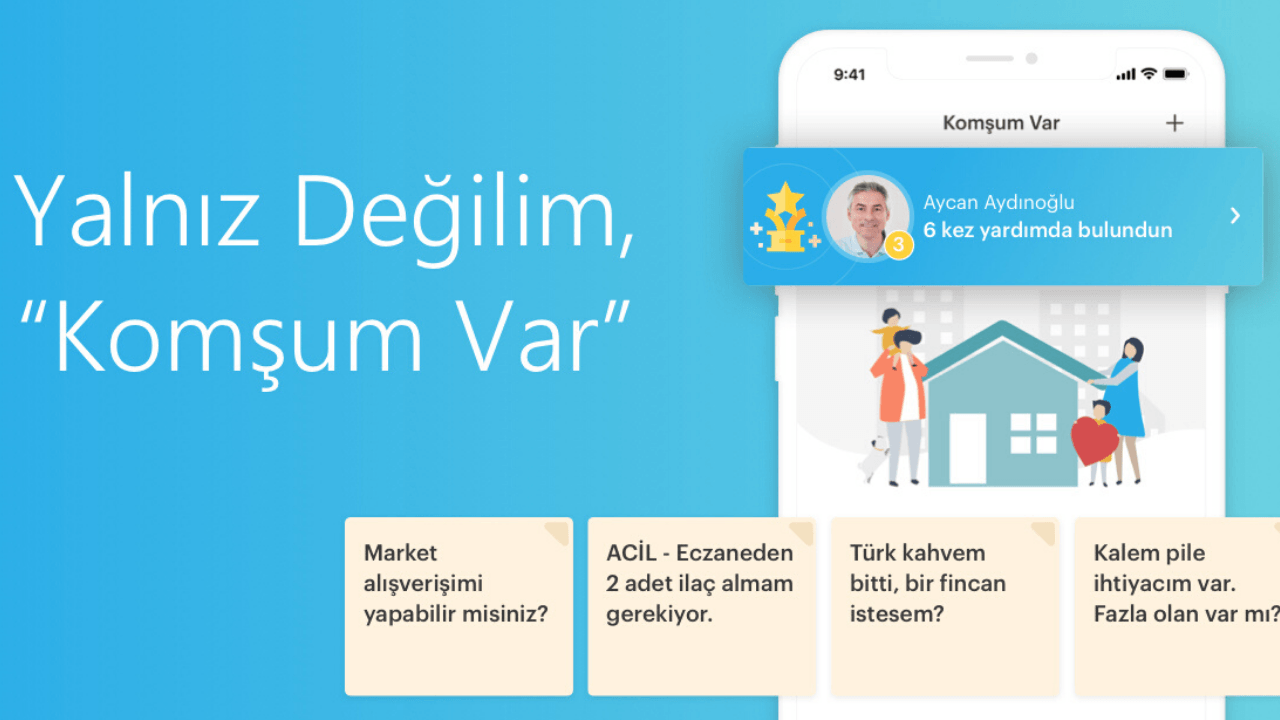 Apsiyon, komşuların birbirine yardımcı olmasını hedefleyen 