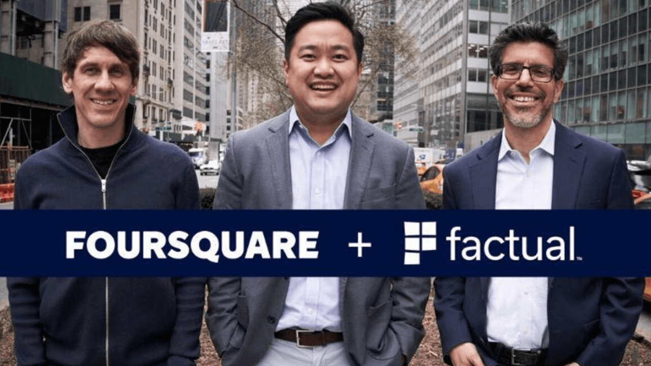 Foursquare, lokasyon odaklı başka bir girişim olan Factual ile birleşiyor