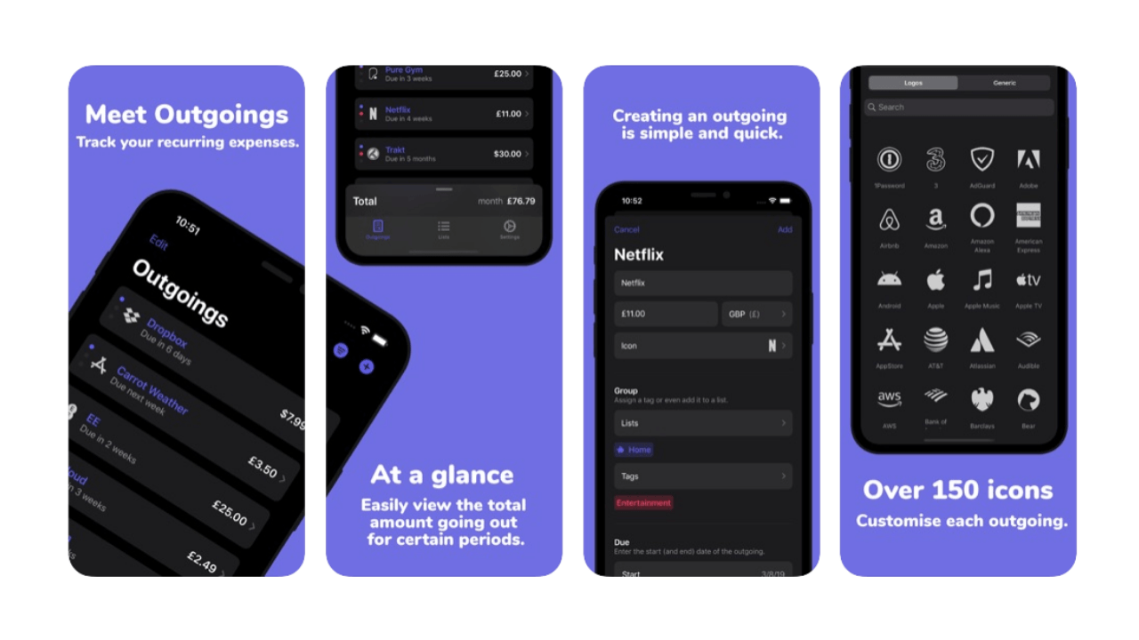 Harcamalarınızı takip etmenize yardımcı olan mobil uygulama: Outgoings