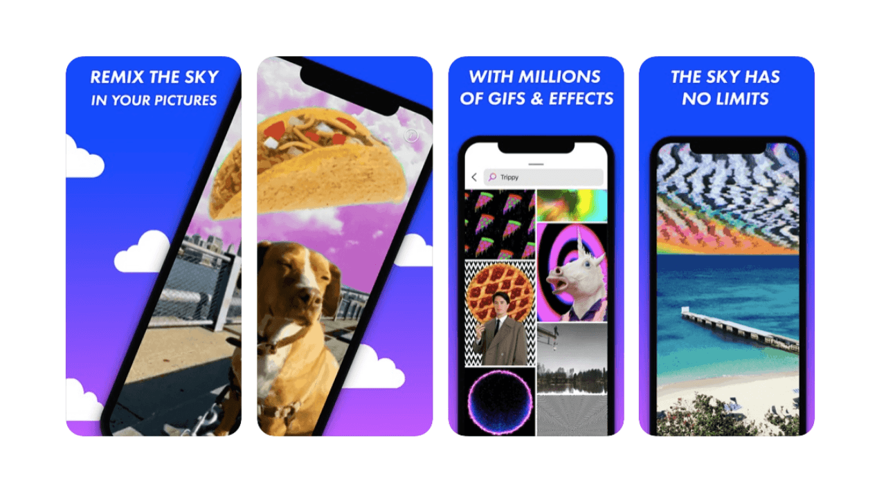 Çektiğiniz fotoğraflarda gökyüzünü GIF'lerle değiştiren uygulama: Magic Sky Camera