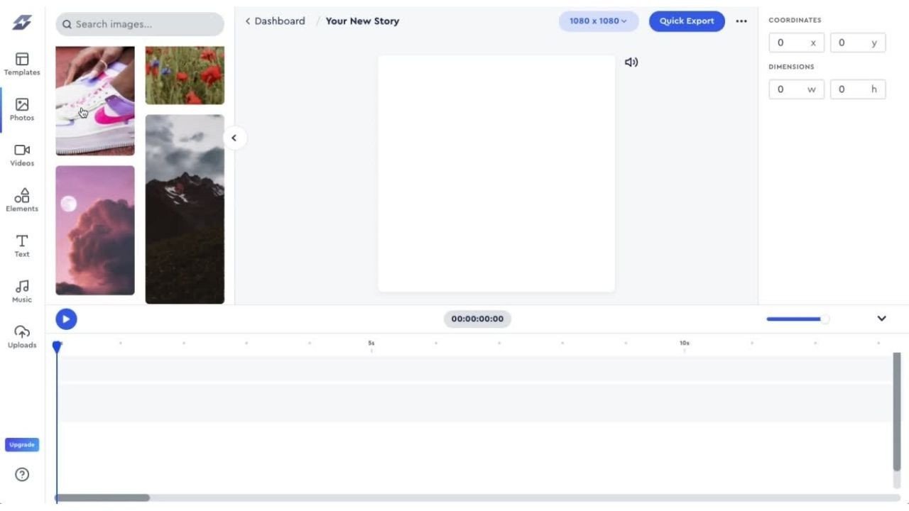Sosyal medya paylaşımları için video oluşturma platformu: Story Creator