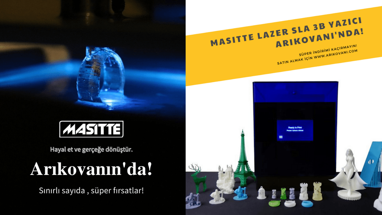 Masitte - Lazer SLA 3B Yazıcı Arıkovanı kampanyasına başladı