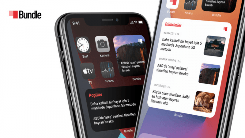 Bundle, iOS 14 güncellemesiyle yeni Widget’larını yayına aldı - Webrazzi