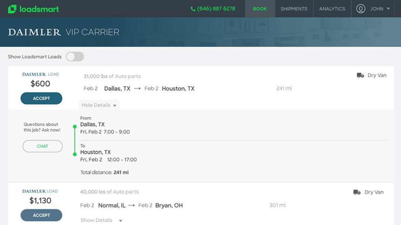 Yapay zeka destekli lojistik girişimi Loadsmart, 90 milyon dolar yatırım aldı