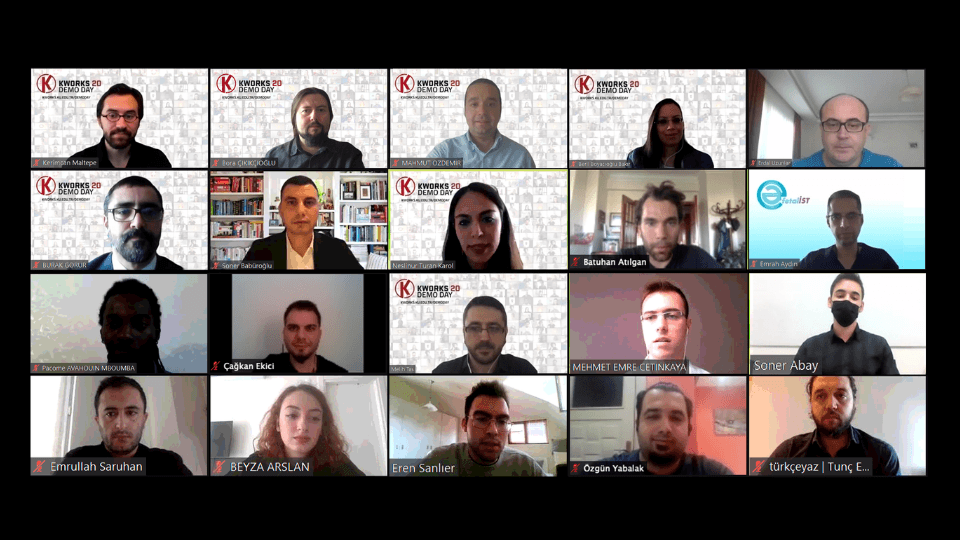 KWORKS Demo Day'de yer alan 18 girişim