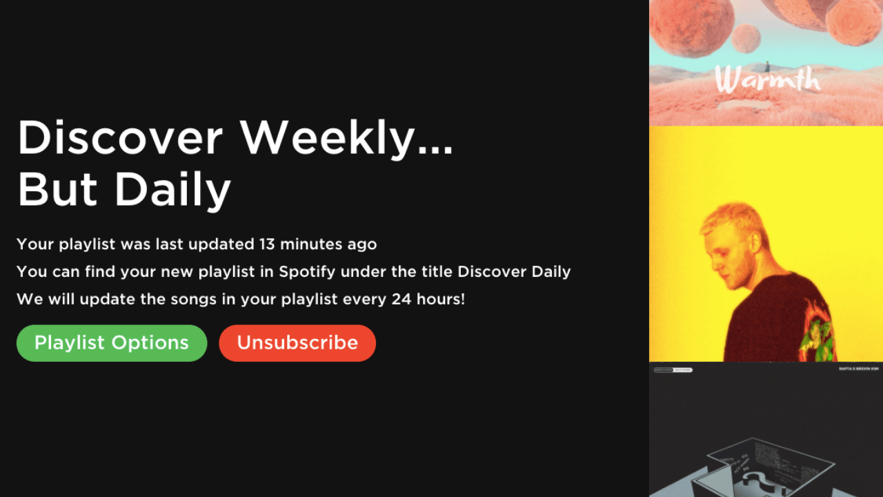 Spotify'da kişiye özel 
