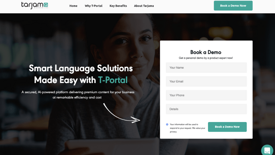 T-Portal: işletmeler için yapay zeka destekli, self servis dil platformu