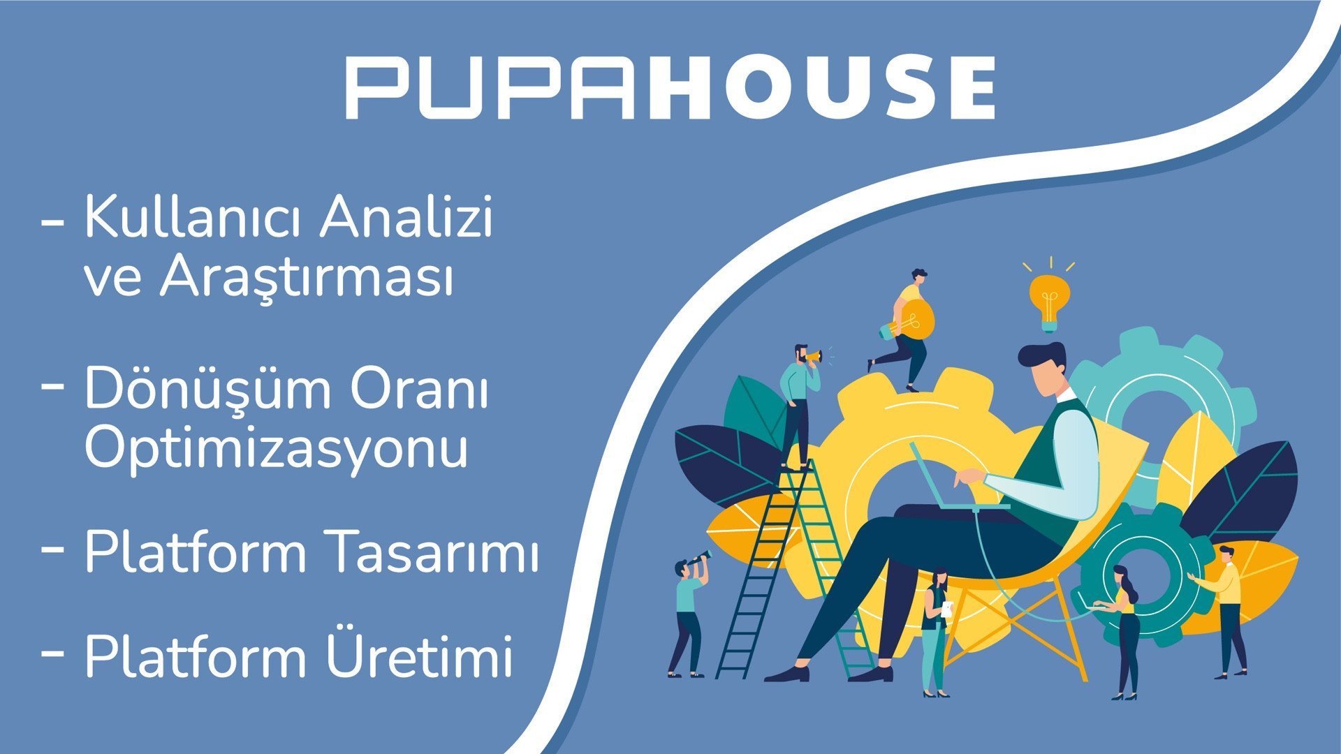 PupaHouse uzman ekibiyle Dijital İş Tasarımı hizmetlerini arttırdı