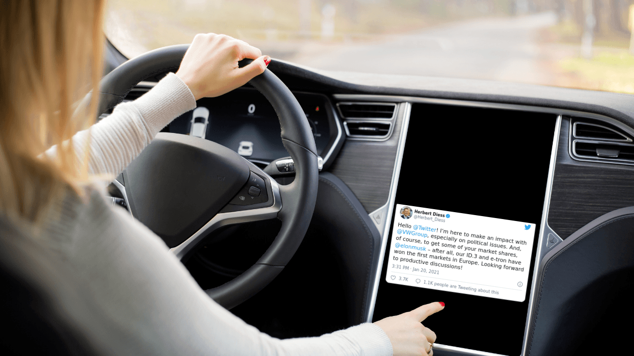 Twitter'da hesap açan Volkswagen CEO'su Diess, ilk iş Elon Musk'a laf attı