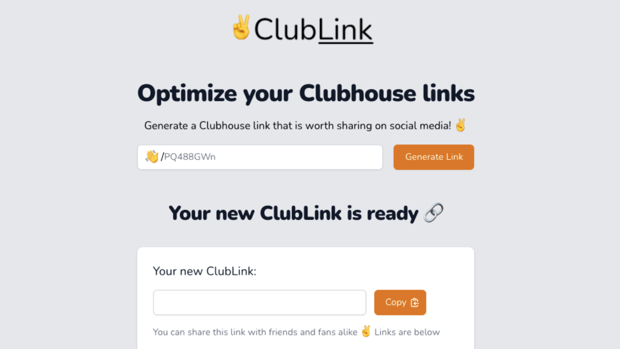 Clubhouse bağlantılarını optimize eden platform: ClubLink