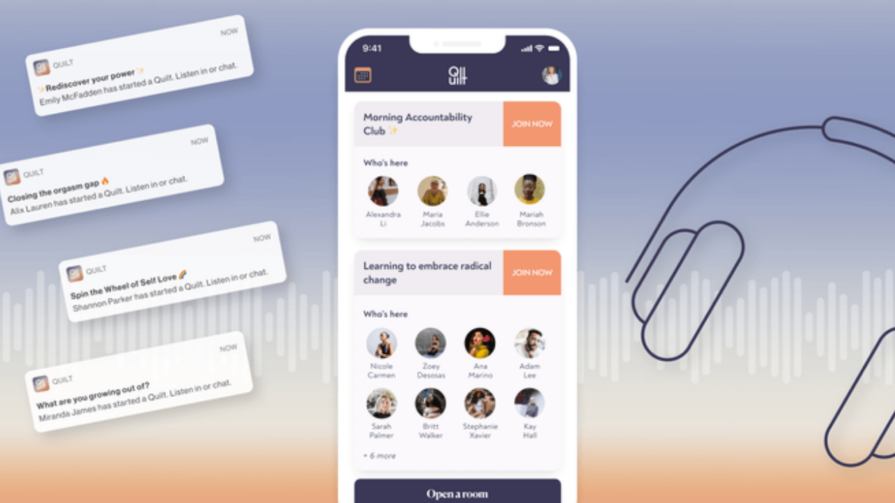 Kişisel bakıma odaklanan sesli sosyal ağ Quilt, 3.5 milyon dolar yatırım aldı