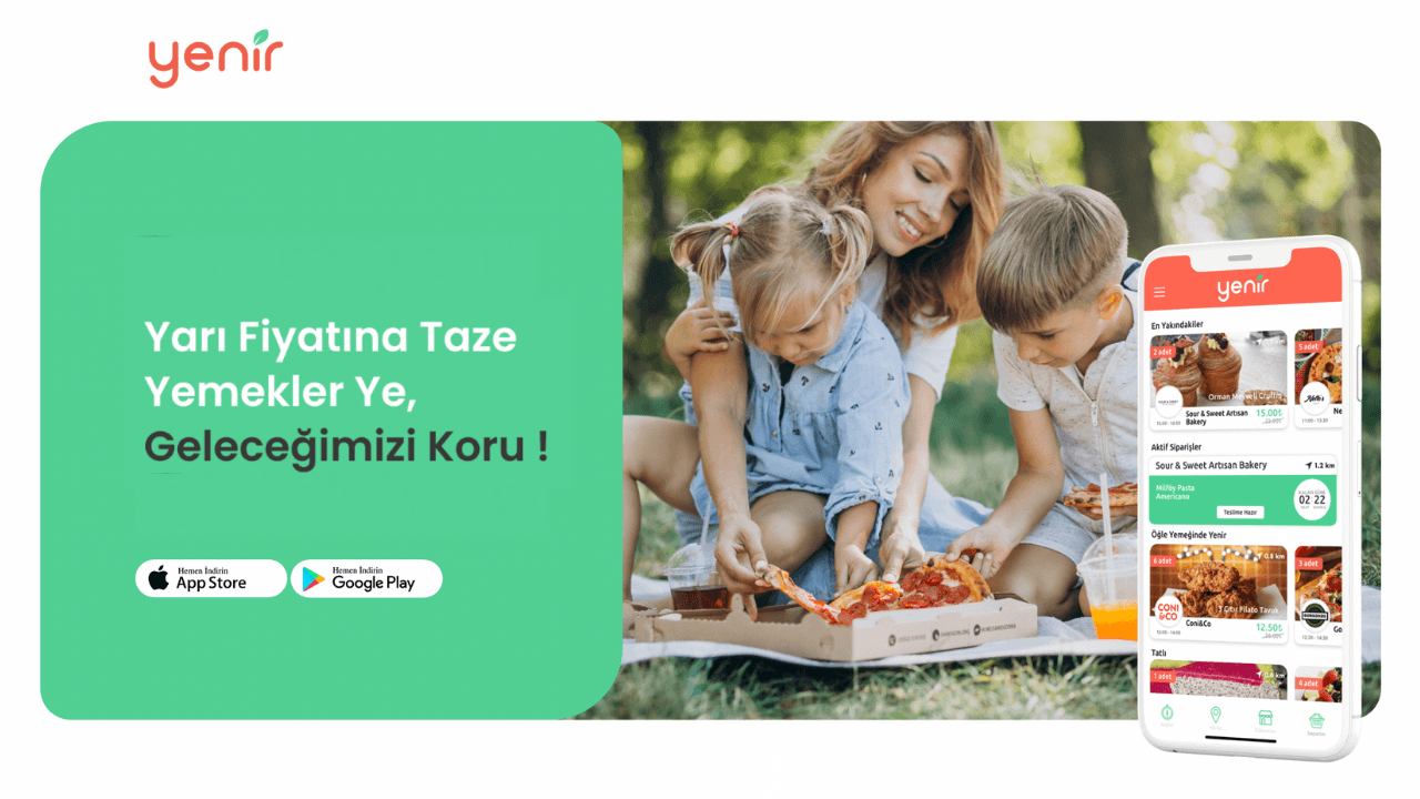 Gıda israfına odaklanan pazar yeri uygulaması: Yenir