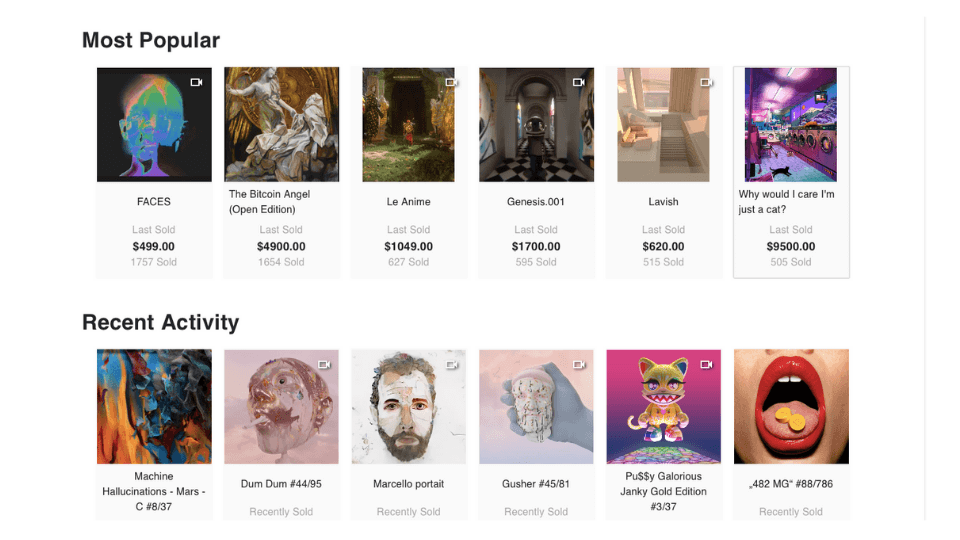 NFT eserler gerçekten 