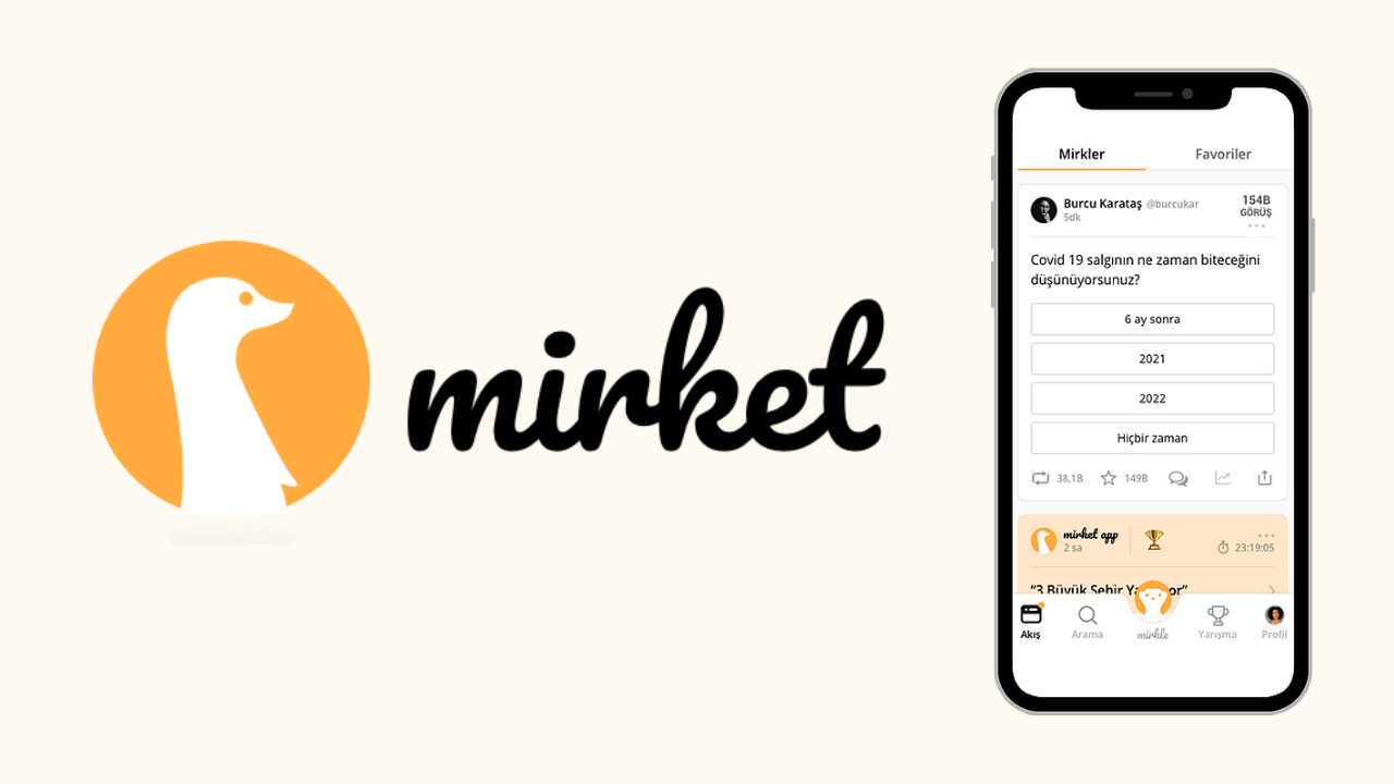 İlgi alanlarınızı seçip arkadaşlarınızın ne düşündüklerini öğrenebileceğiniz sosyal medya uygulaması: Mirket
