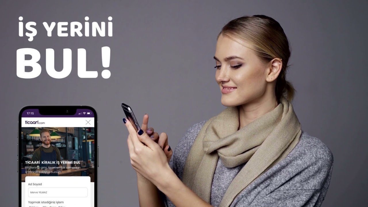 Ticari emlak ilan sitesi ve mobil uygulaması: Ticaari.com