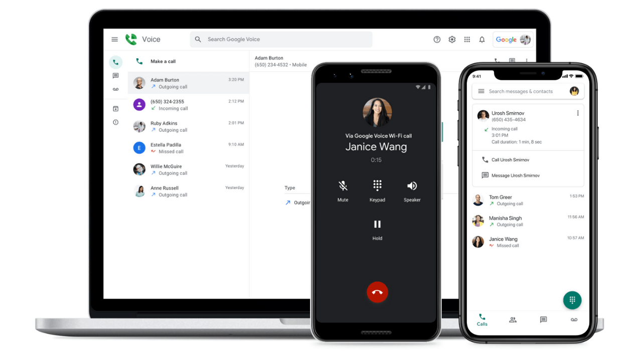 Google Voice, yeni cevapsız arama ve arayan kimliği özellikleri kazandı