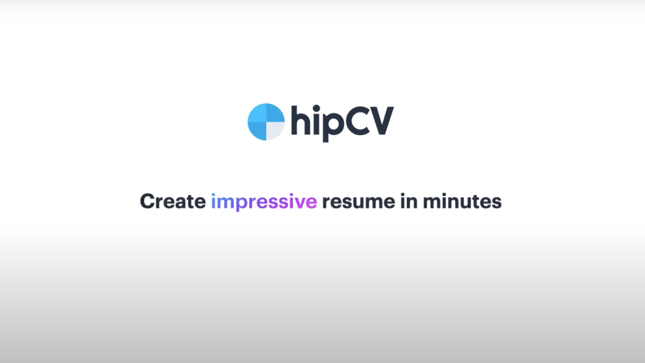 Hızlı ve kolay öz geçmiş oluşturma aracı: HipCV