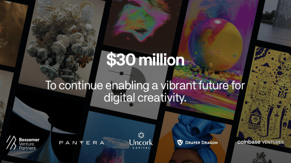 NFT dijital sanat pazar yeri MakersPlace, 30 milyon dolar yatırım aldı