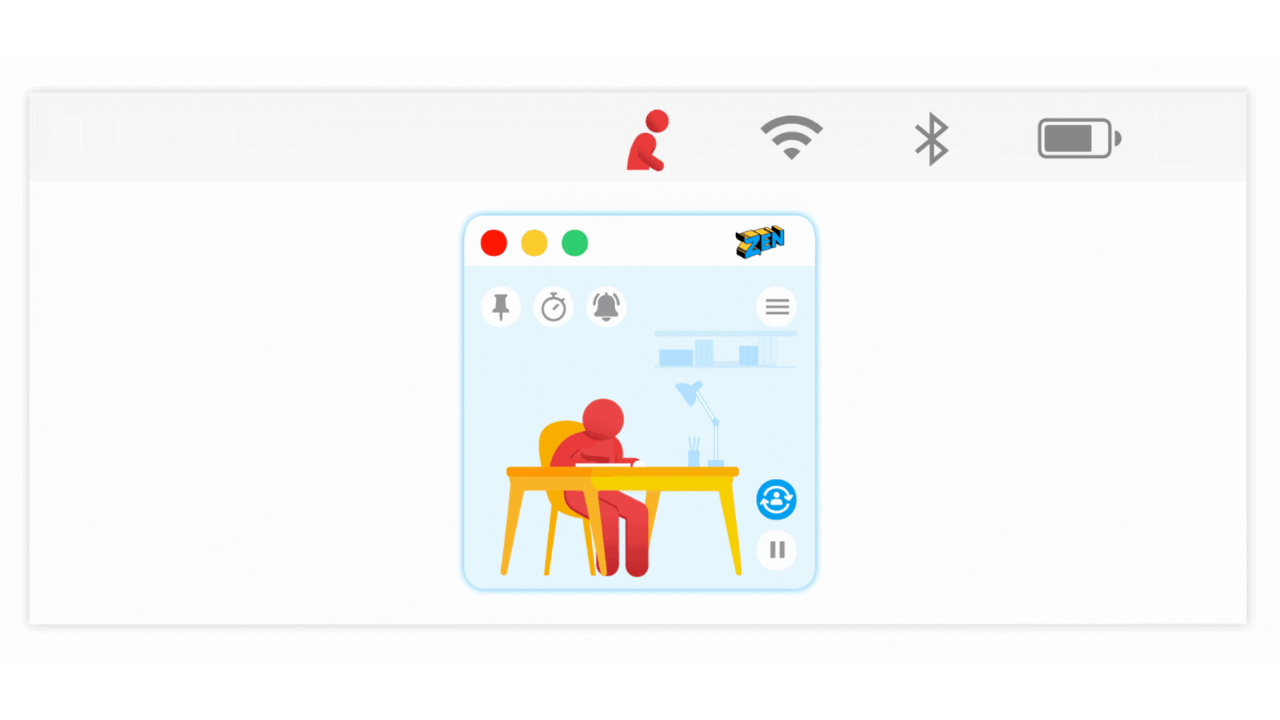 Bilgisayar başında çalışanların duruşunu düzelten uygulama: Zen