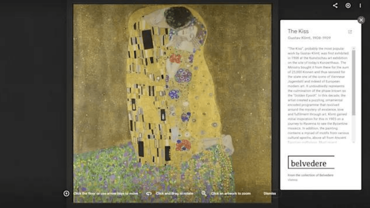 Google'ın mobildeki Pocket Gallery özelliği, sanat sergilerini şimdi de web üzerinden herkese açıyor