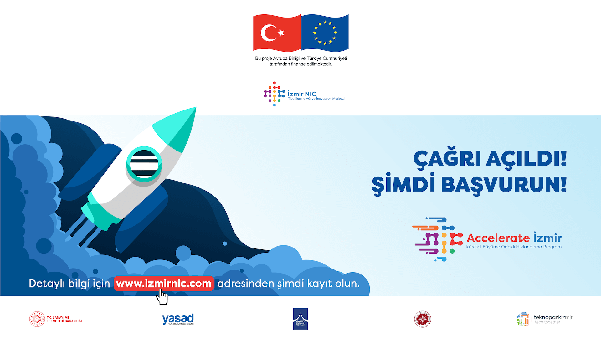 Accelerate İzmir, Global Büyüme Odaklı Hızlandırma Programı başvuruları için ilk çağrı açıldı!