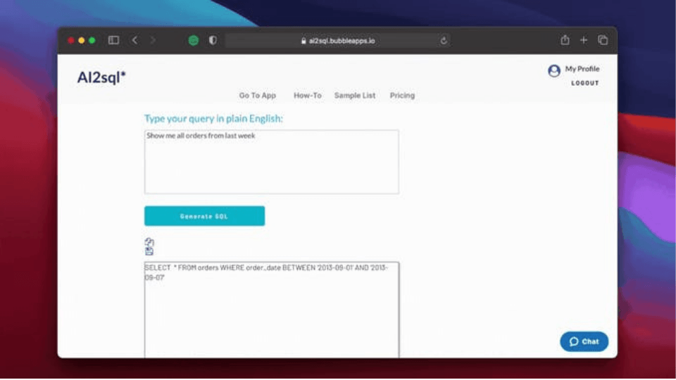 AI2sql: metin komutlarıyla SQL sorguları oluşturmanızı sağlıyor