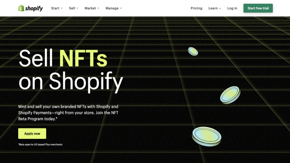 Shopify işletmeler için NFT programını yayına aldı