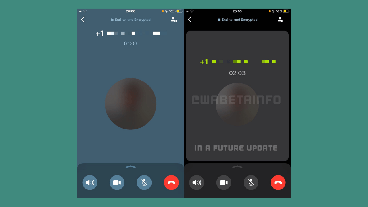 WhatsApp sesli görüşmeler için yeni bir arayüz test ediyor