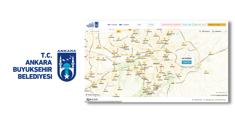 Dijitalle değişen kamu hizmetleri: Ankara Büyükşehir Belediyesi, kar çalışmalarını canlı takip etmenizi sağlıyor