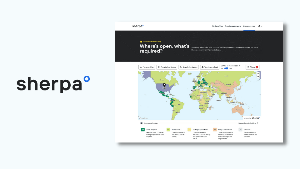 Türkiye'deki yolcular için ABD ve Avrupa'daki seyahat kısıtlamaları: Sherpa Travel Restriction