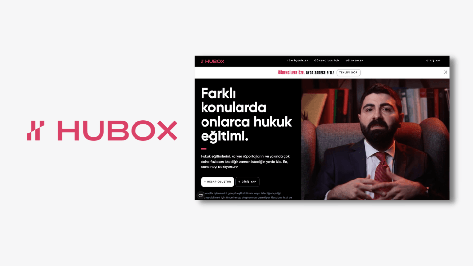 Hubox: Hukuk odağında eğitim platformu