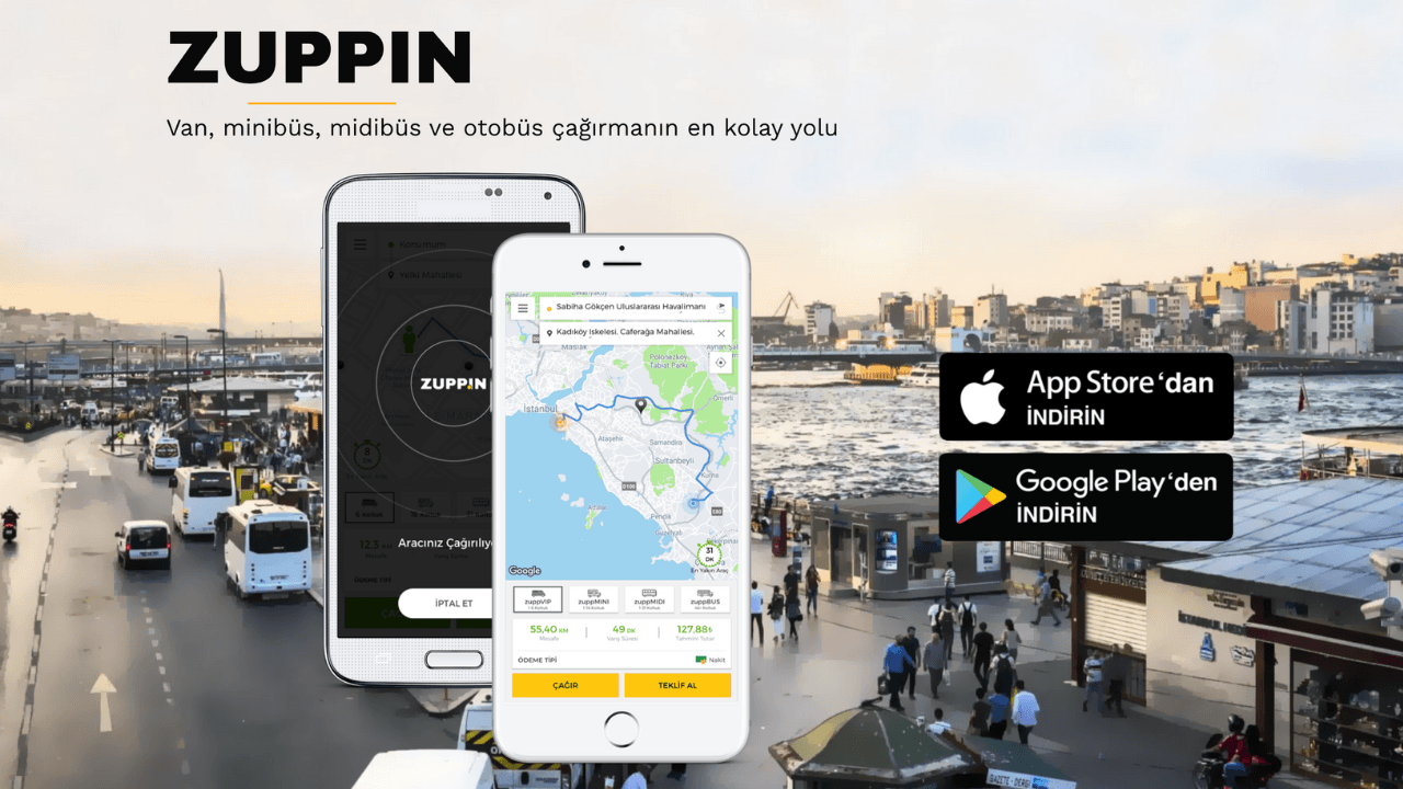 Araç çağırma platformu Zuppin, 100 binin üzerinde yolculuk gerçekleştirdi