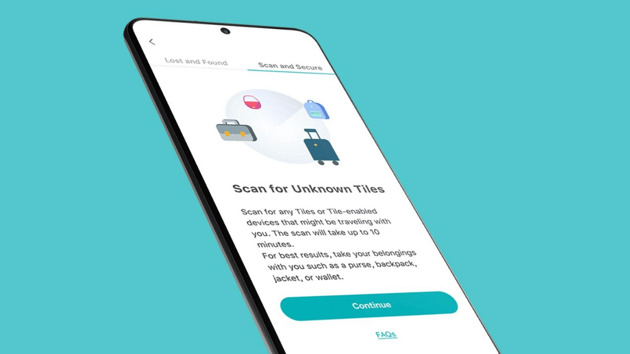 AirTag rakibi Tile'dan istenmeyen takipleri önleme özelliği: Scan and Secure